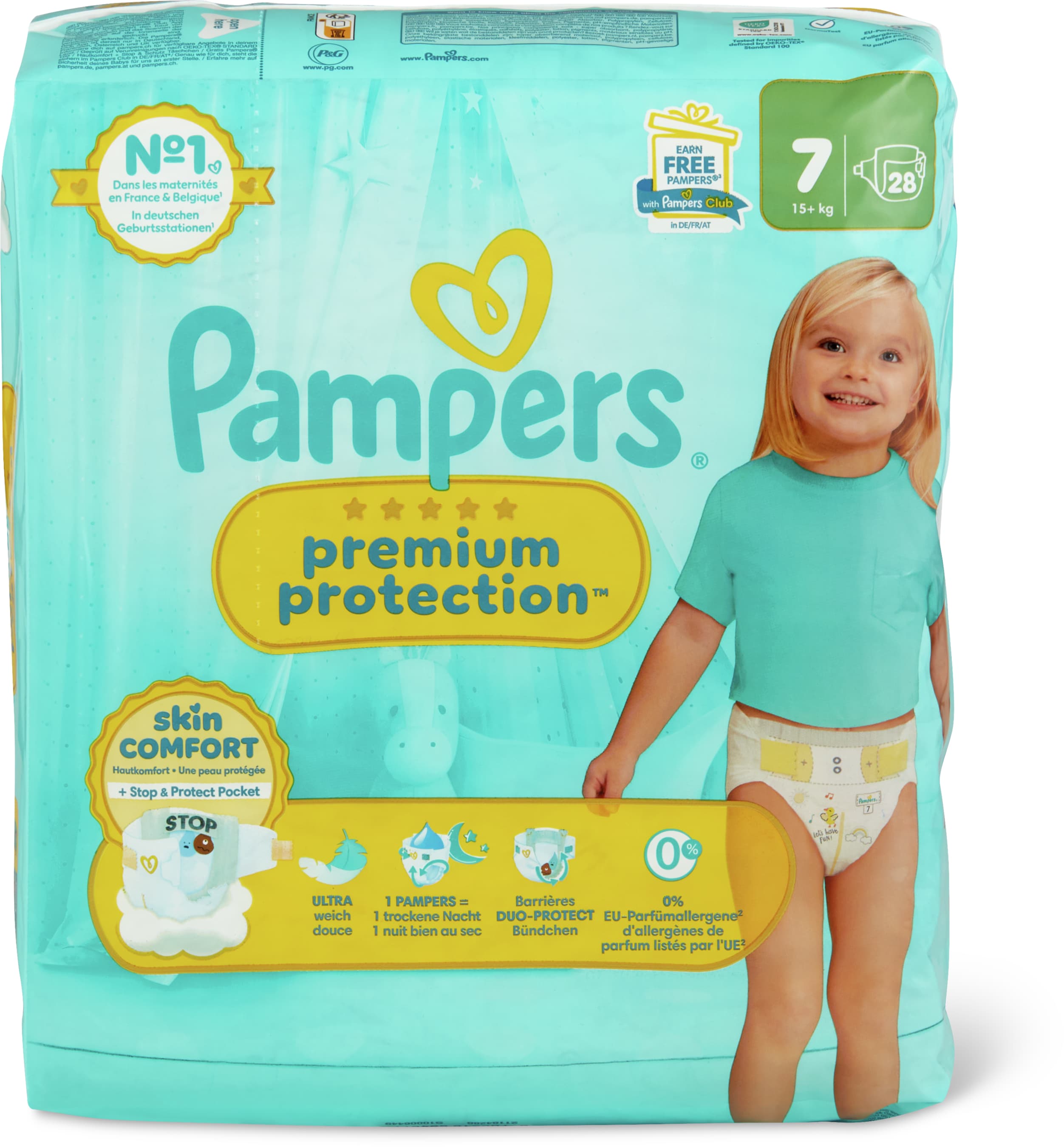 Pampers Pannolini taglia 7, 15+ kg